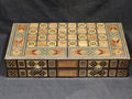 Handmade Backgammon and Chess Set with Pearl Inlays from Lebanon