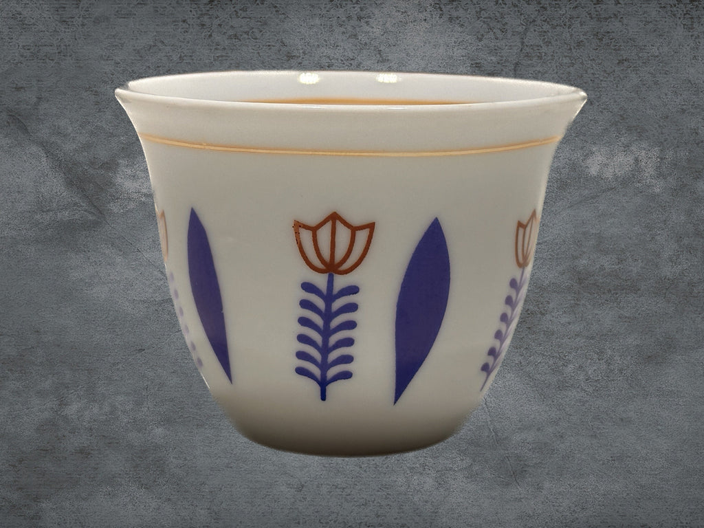 Lebanese Coffee Gift Set: Copper Pot, Ceramic Cups, Fresh Coffee from Lebanon