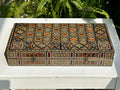 Backgammon Set & Chess Board from Lebanon - Lebanese Handmade Checkers Board Game with Real Pearl Inlays and Real Wooden Inlays